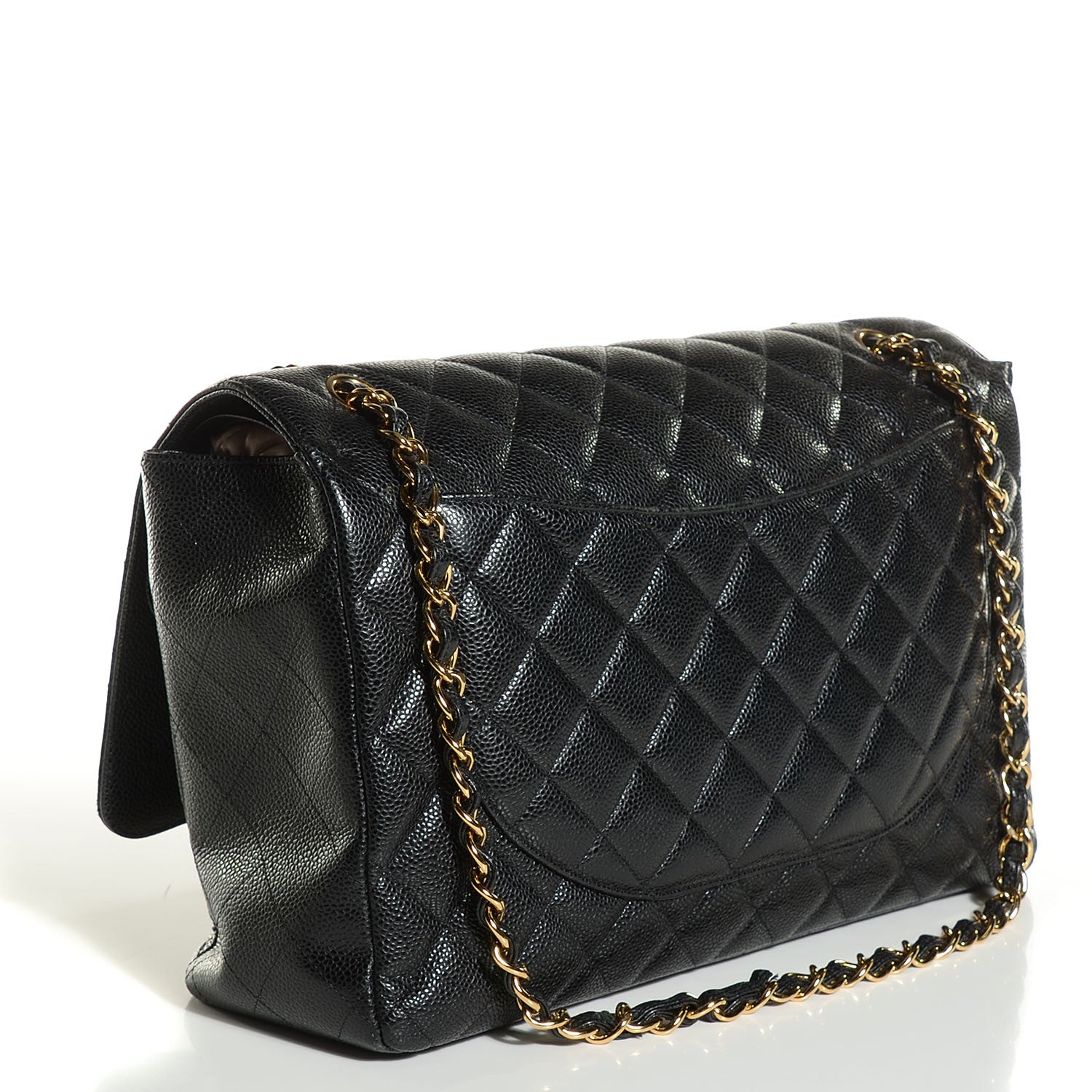 Chanel Caviar Quilted Maxi Double Flap Black 5 of 16