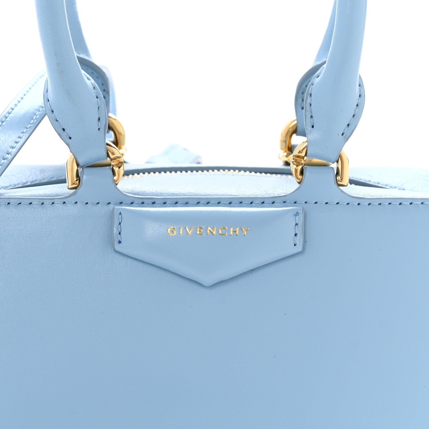 Givenchy Box Calfskin East West Mini Antigona Light Blue 8 of 15