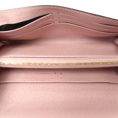 Louis Vuitton Damier Ebene Sarah Wallet NM Rose Ballerine 5 of 6