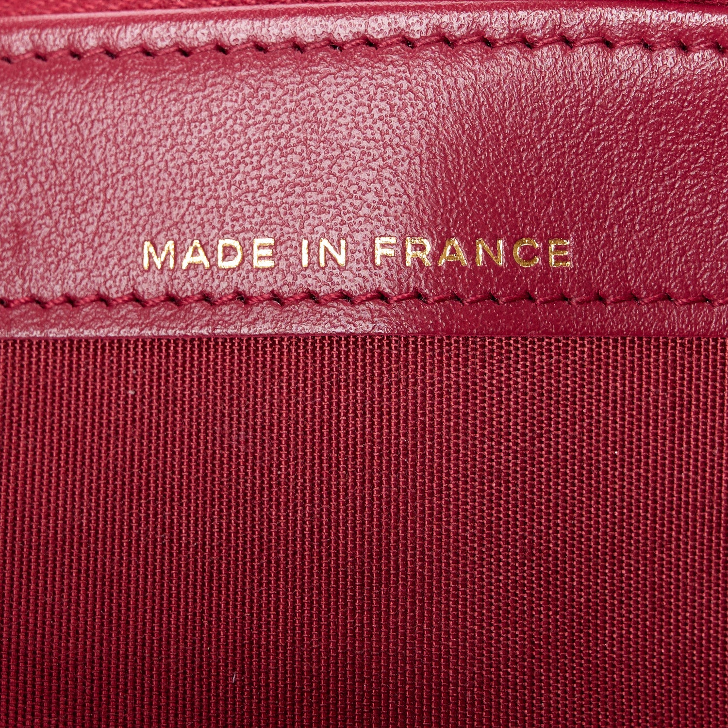 Chanel Caviar Quilted Small Boy Clutch With Chain Burgundy 9 of 14