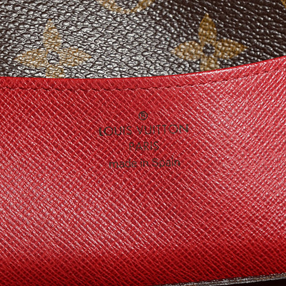 Louis Vuitton Monogram Emilie Wallet Red 7 of 8