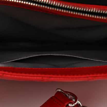 Chanel Caviar Quilted Grand Shopping Tote GST Red 5 of 12