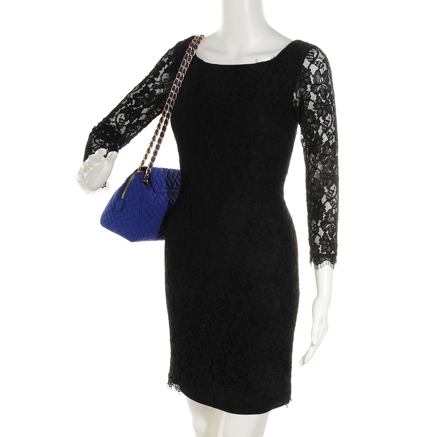 Nylon Tessuto Impuntu Quilted Flap Indaco