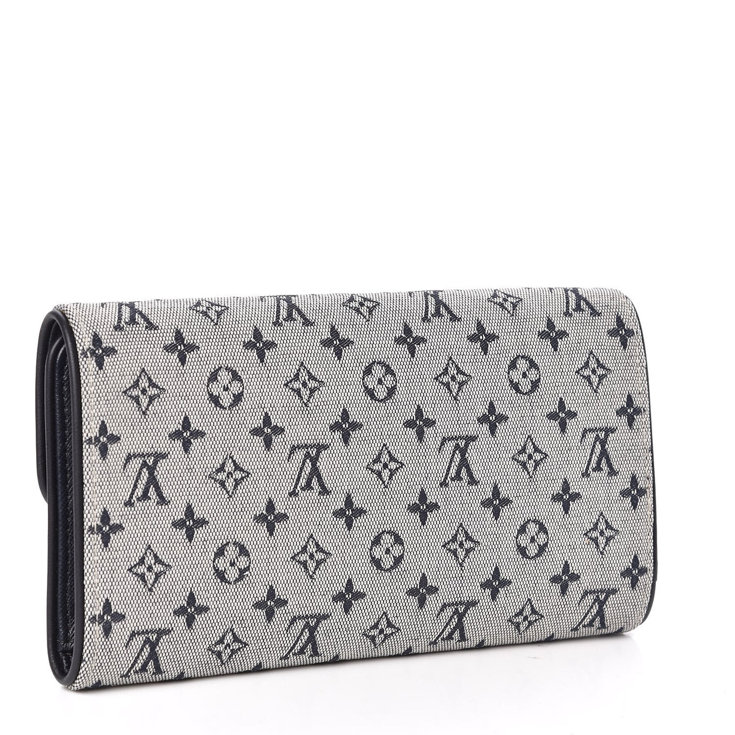 Mini Monogram Porte Tresor International Wallet Blue