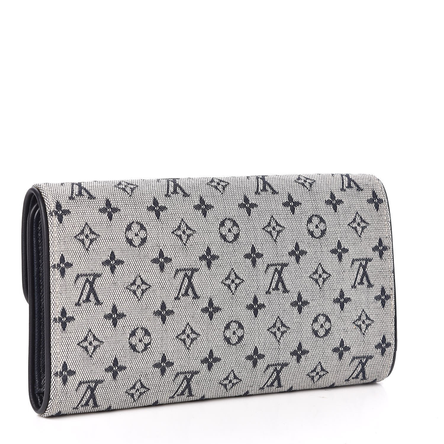 Louis Vuitton Mini Monogram Porte Tresor International Wallet Blue 3 of 6