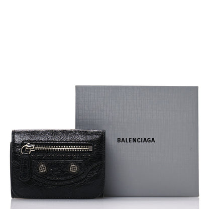 Balenciaga Agneau Arena Le Cagole Mini Wallet Black 8 of 8