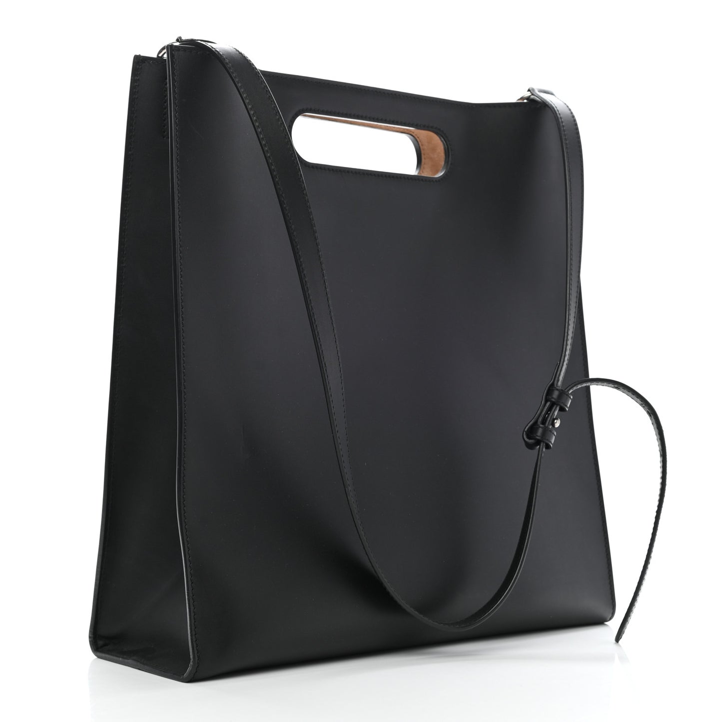 Calfskin Embossed Medium XL Tote Black