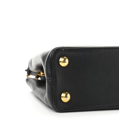Louis Vuitton Taurillon Capucines BB Black 7 of 12