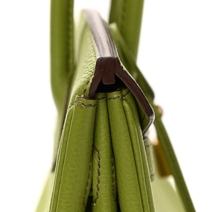 Hermes Togo Birkin 30 Vert Anis 14 of 14