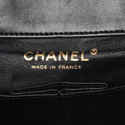 Chanel Lambskin Quilted Medium Double Flap Black 5 of 9