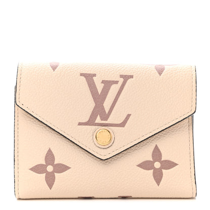 Louis Vuitton Empreinte Monogram Giant Victorine Wallet Creme Bois De Rose 1 of 8