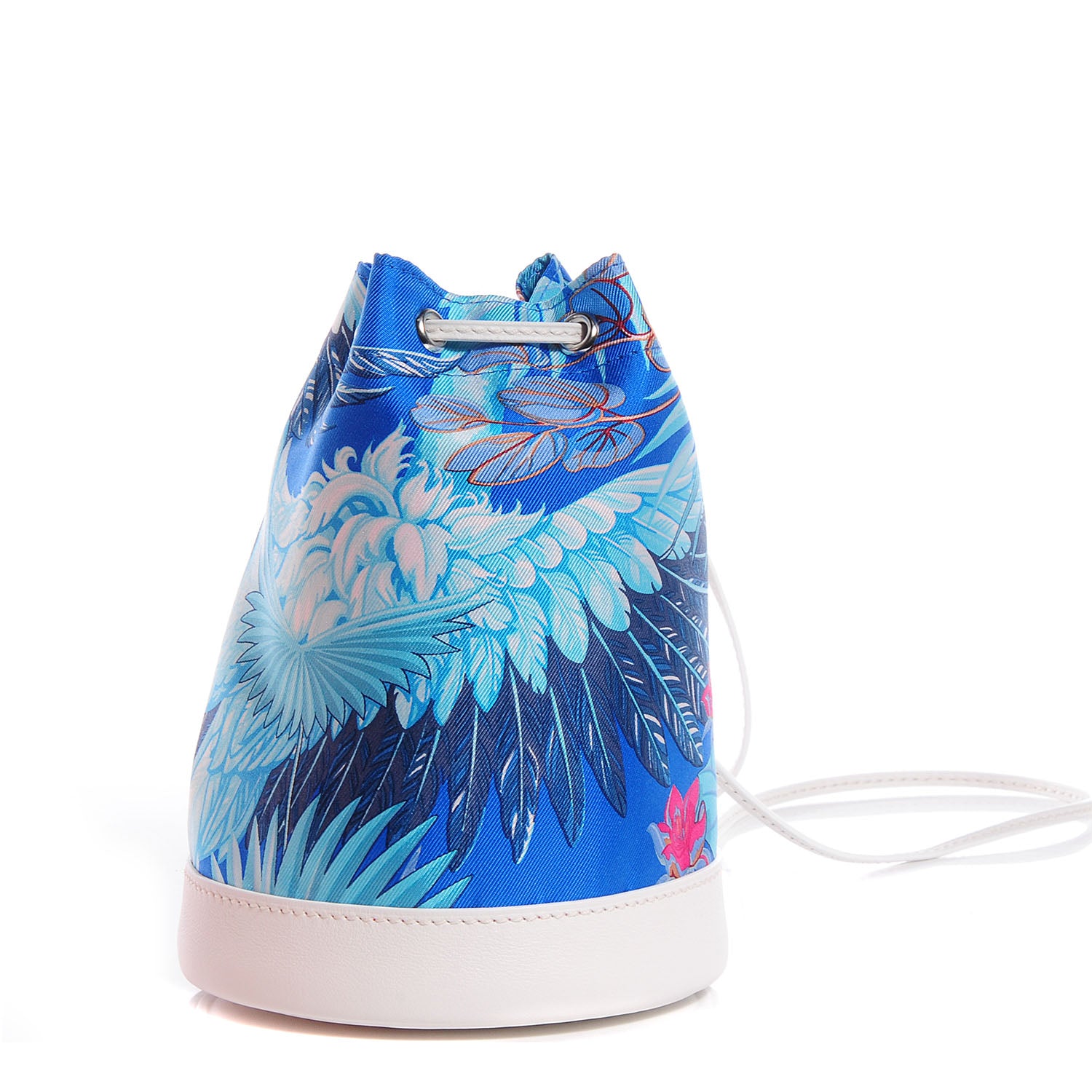 Hermes Silk Swift Flamingo Party Small Soie Cool Mykonos White 1 of 8