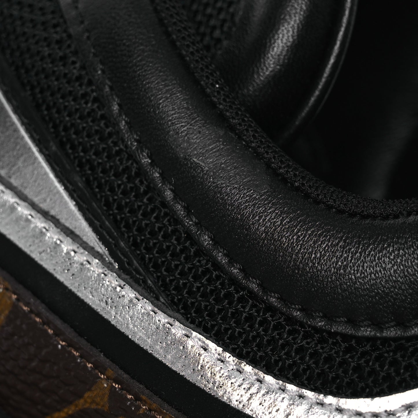 Calfskin Monogram LV Archlight 2.0 Platform Sneakers 38 Black