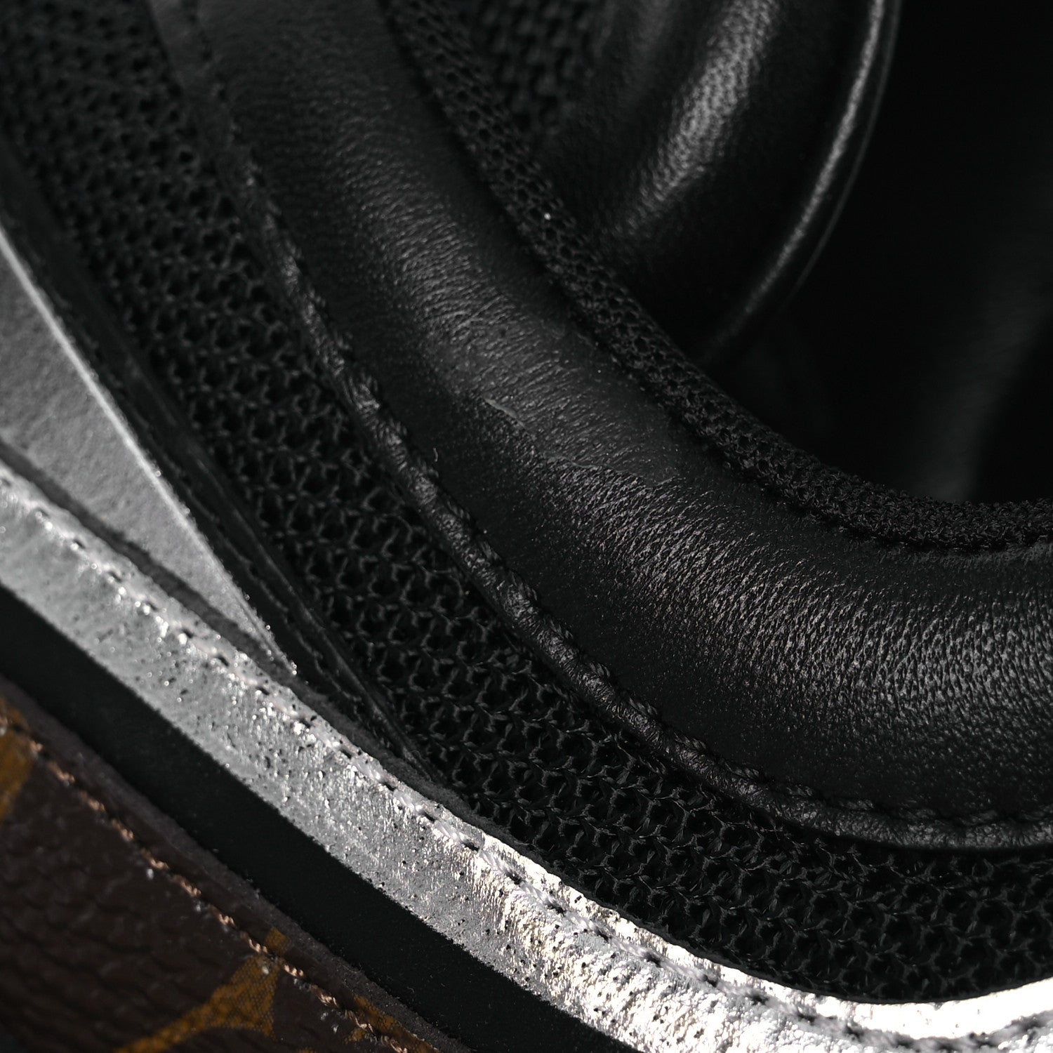Louis Vuitton Calfskin Monogram LV Archlight 2.0 Platform Sneakers 38 Black 10 of 12