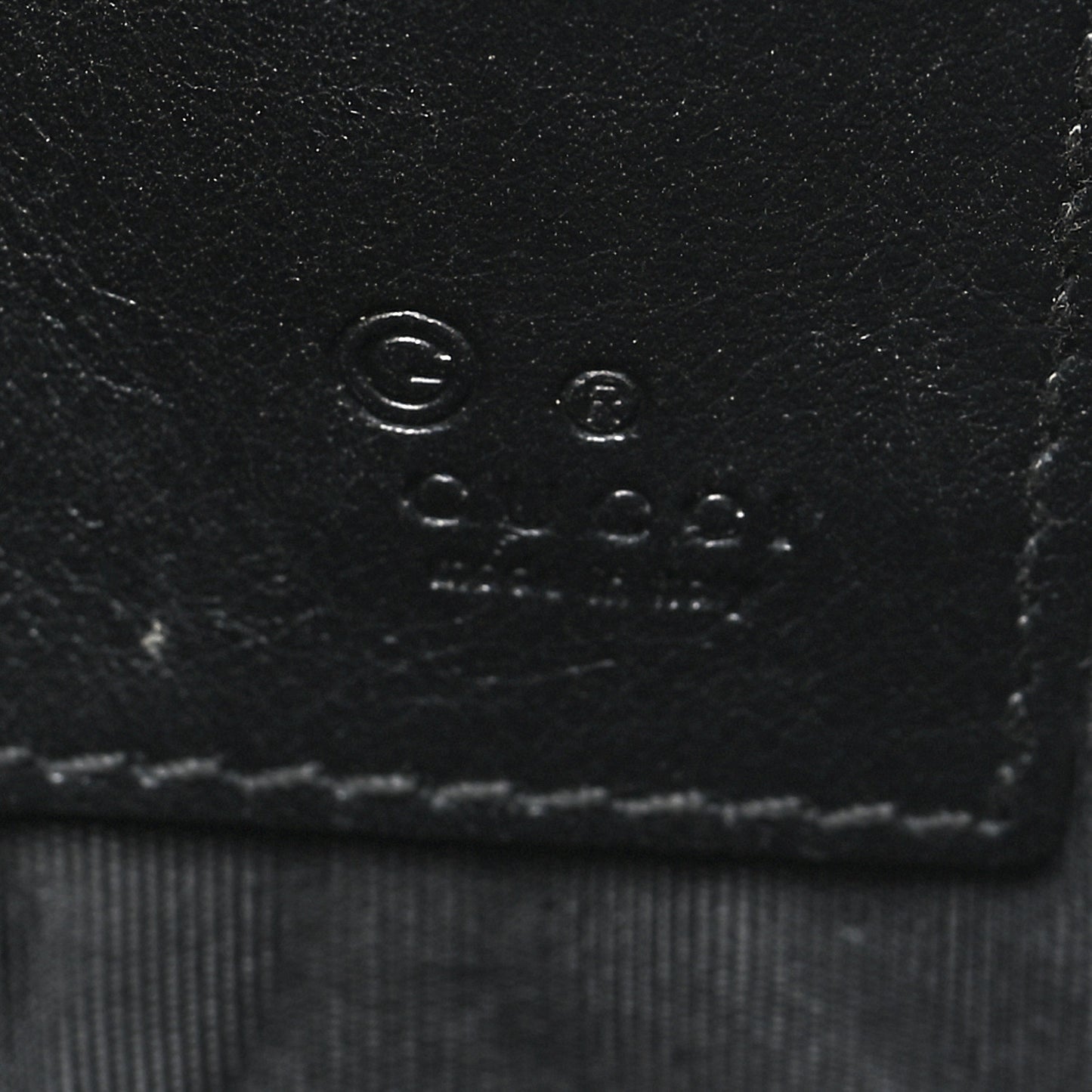 Microguccissima Clutch Black