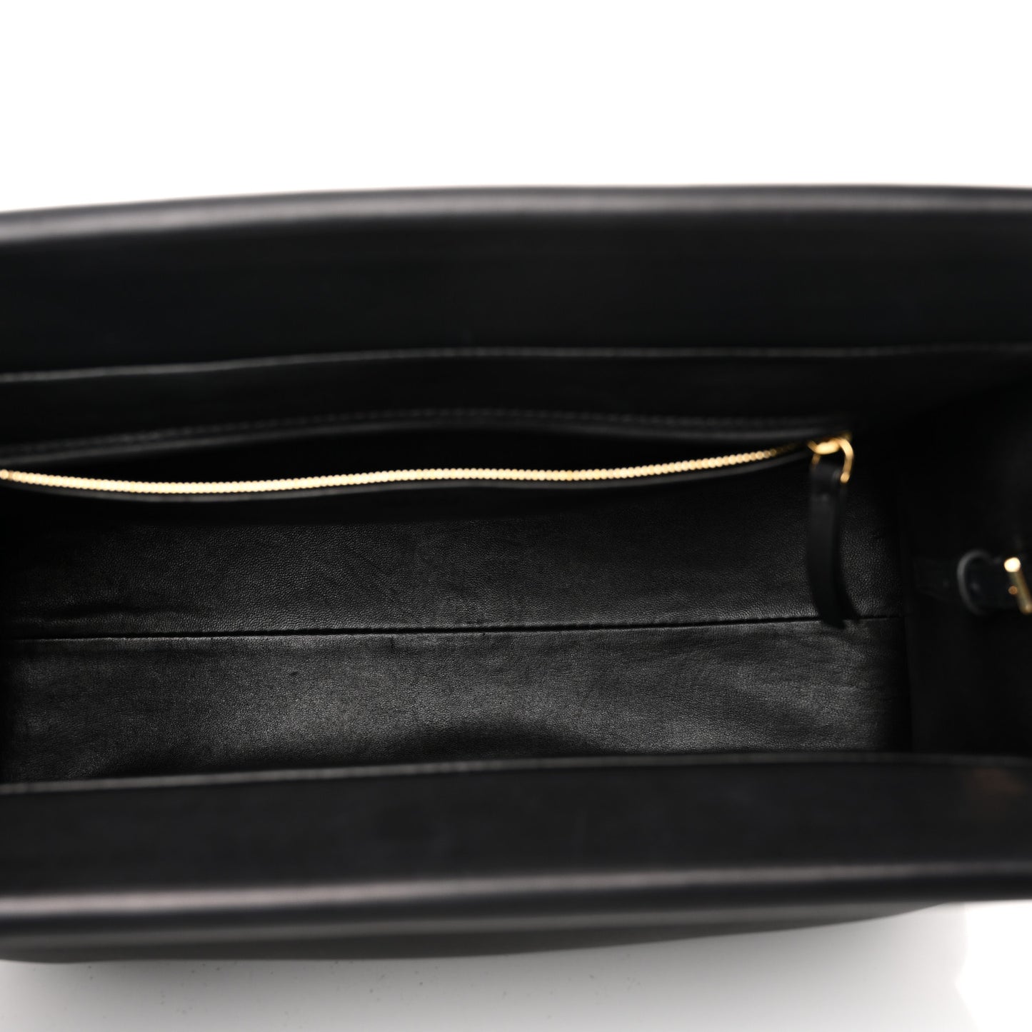 Saddle Calfskin Sienna Shoulder Bag Black