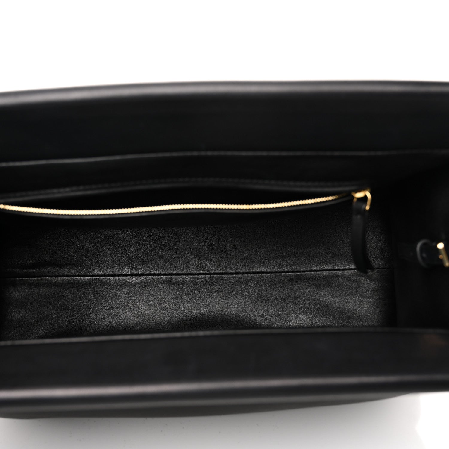 The Row Saddle Calfskin Sienna Shoulder Bag Black 5 of 9