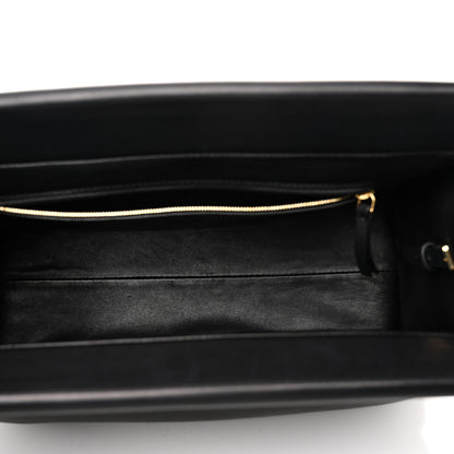 The Row Saddle Calfskin Sienna Shoulder Bag Black 5 of 9