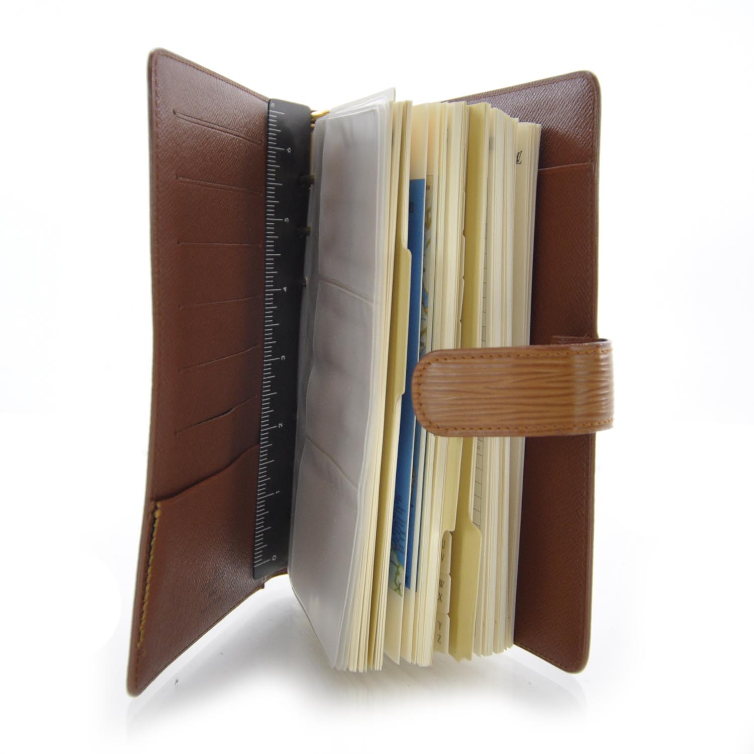 Louis Vuitton Epi Medium Ring Agenda Cover Fawn 5 of 6