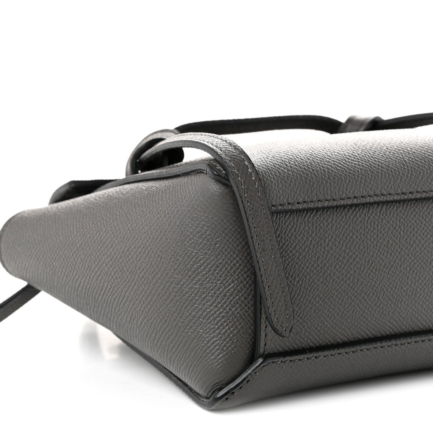 Celine Grained Calfskin Nano Belt Bag Grey 8 of 9