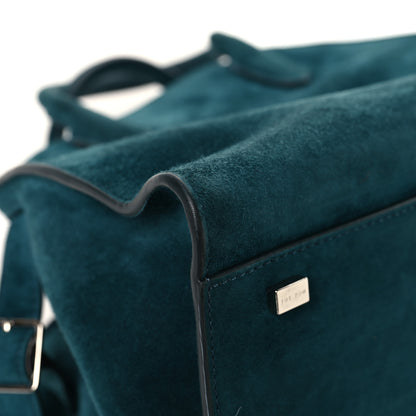 The Row Suede Soft Margaux 10 Bag Teal Green 8 of 11
