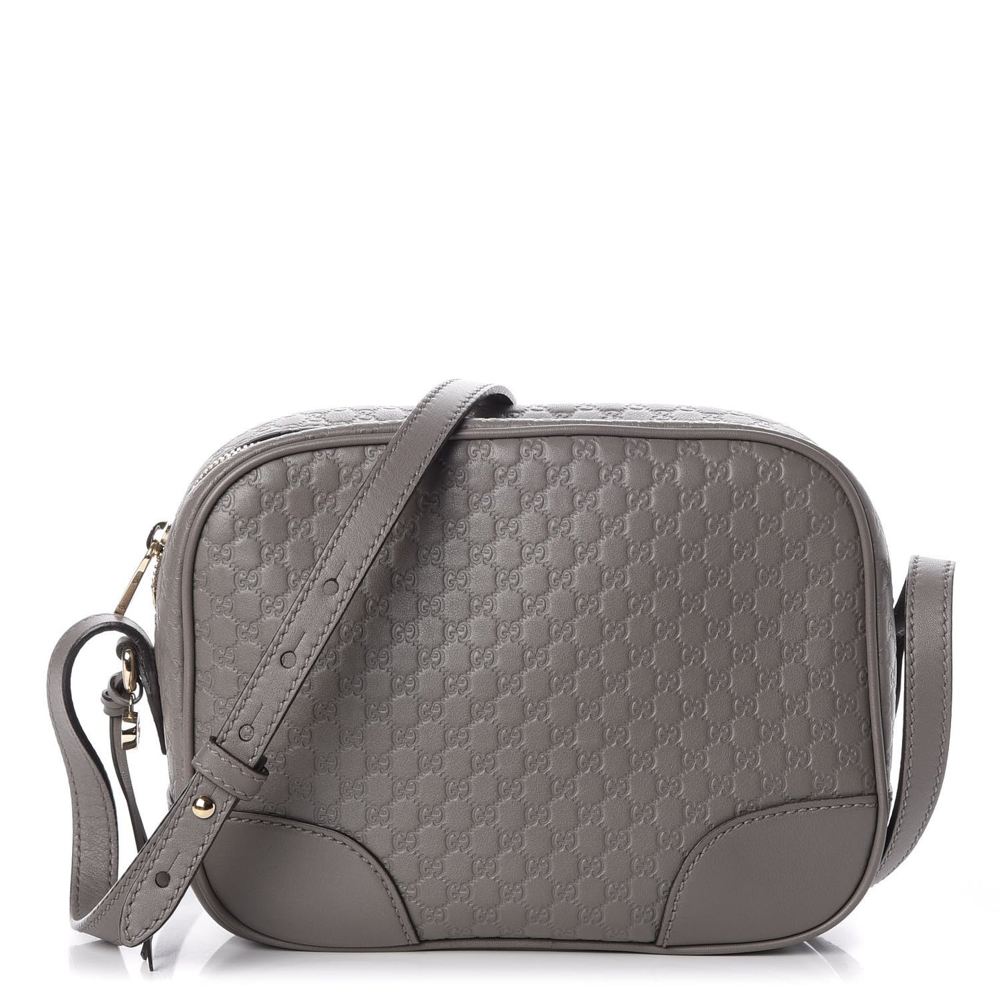 Microguccissima Mini Bree Messenger Bag Grey