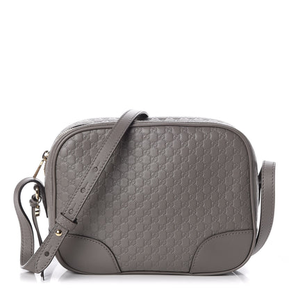 Gucci Microguccissima Mini Bree Messenger Bag Grey 1 of 7