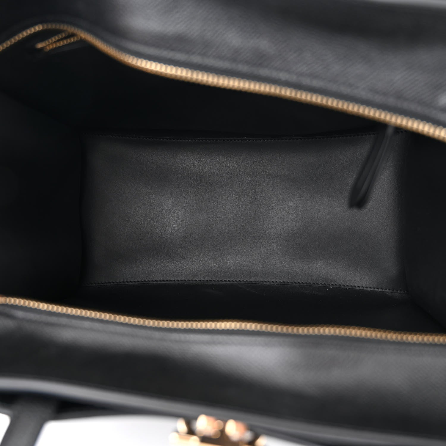 Salvatore Ferragamo Grainy Calfskin Gemini Tote Black 5 of 11