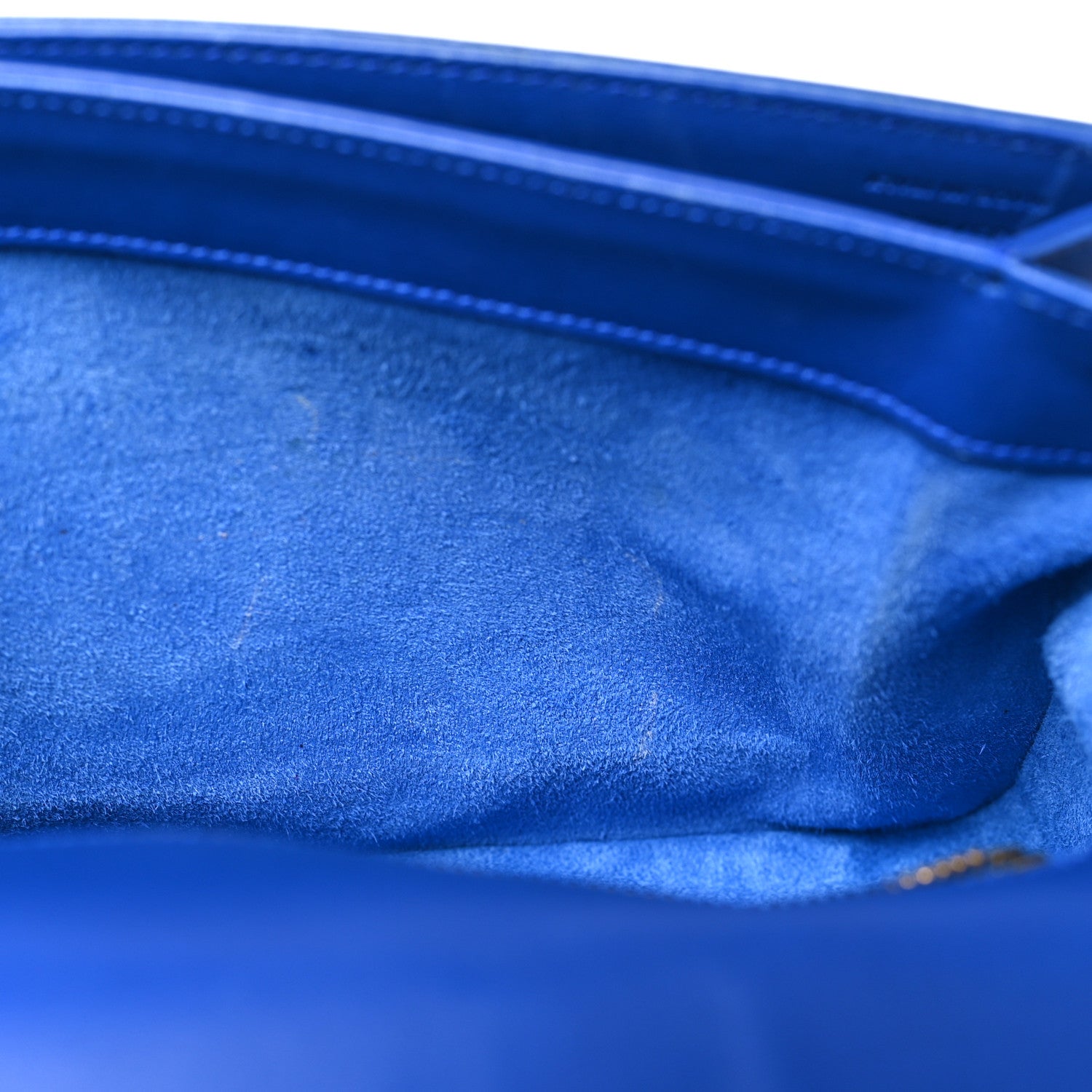 Saint Laurent Smooth Calfskin Medium Classic Monogram Universite Bag Royal Blue 10 of 16
