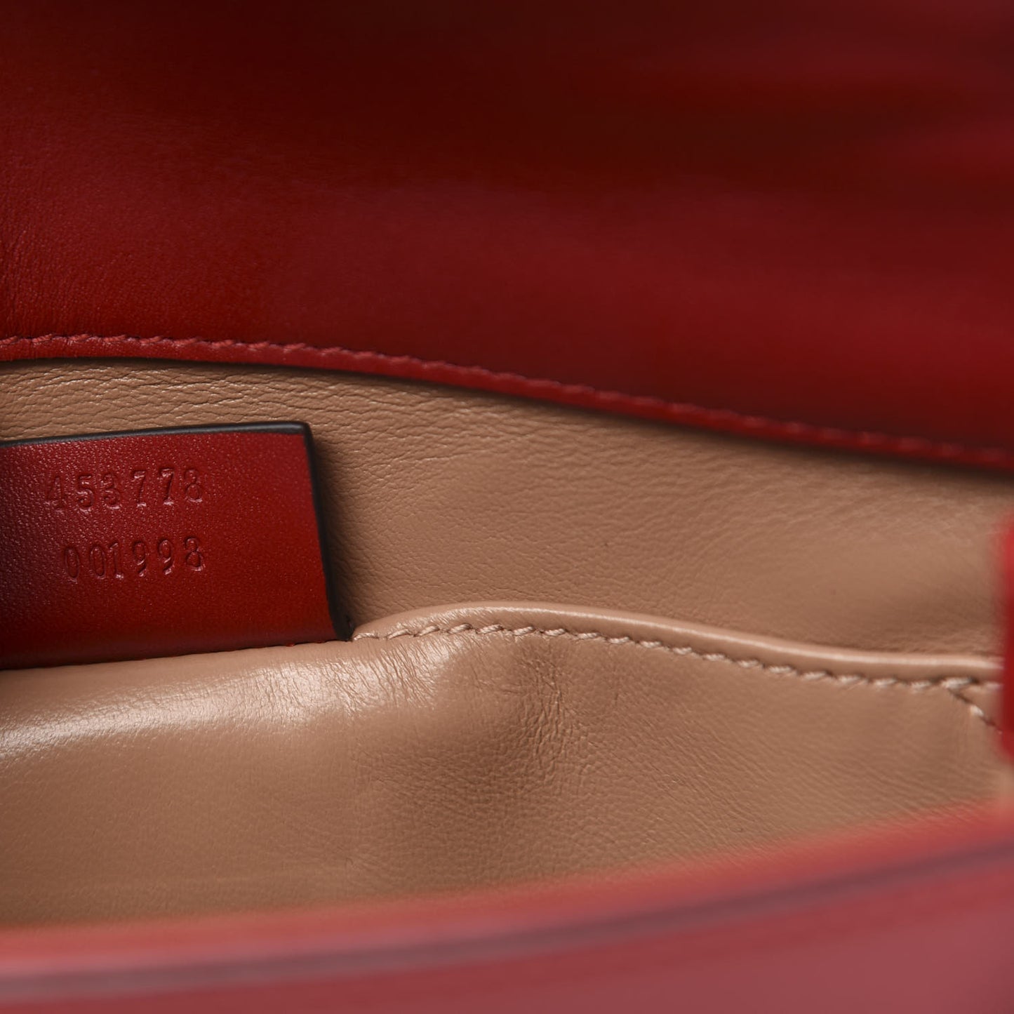 Nappa Pearl Studded Mini Queen Margaret Broadway Shoulder Bag Hibiscus Red