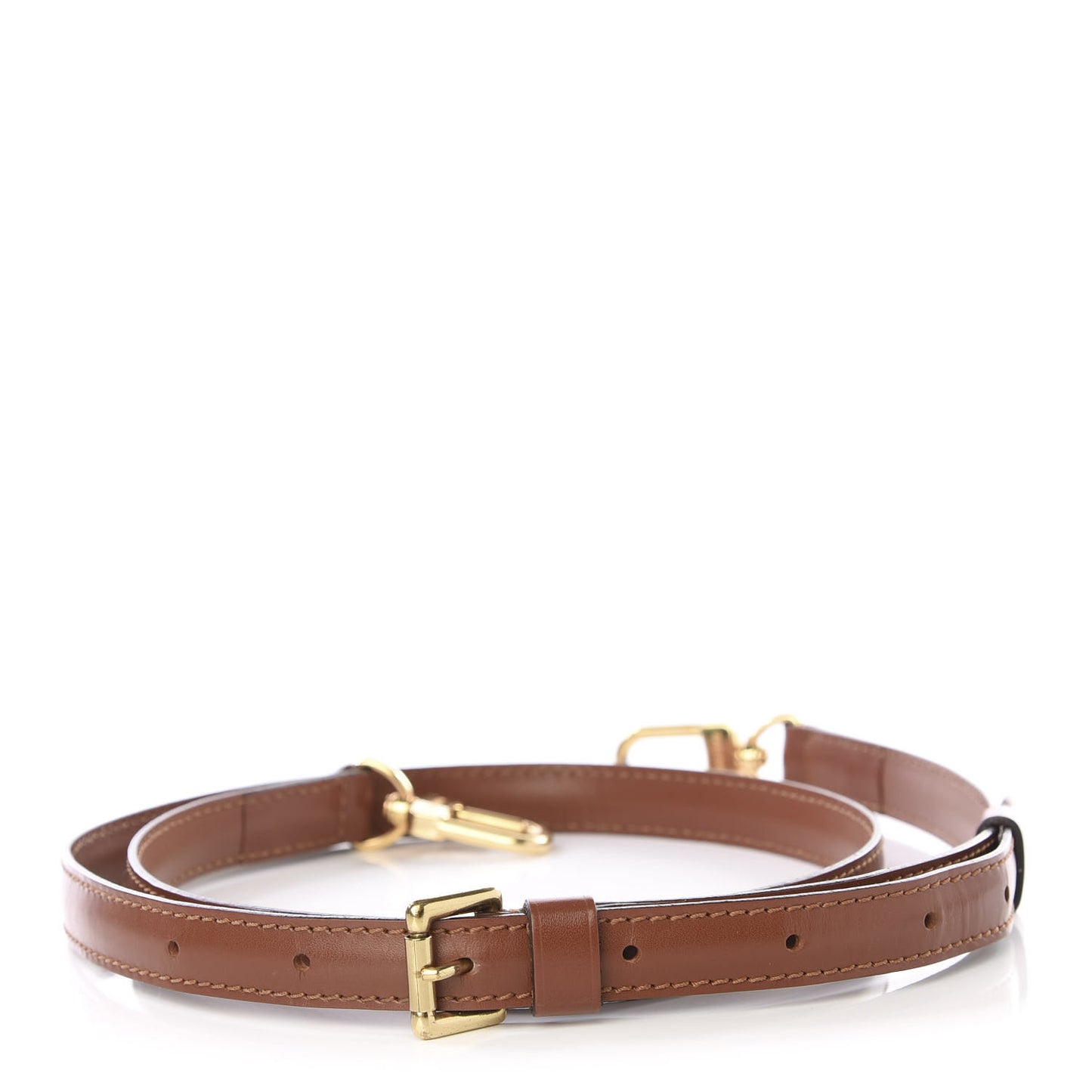 Calfskin 16mm Monceau Adjustable Shoulder Strap Brown