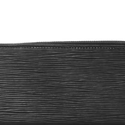 Louis Vuitton Epi Clemence Wallet Black 8 of 9