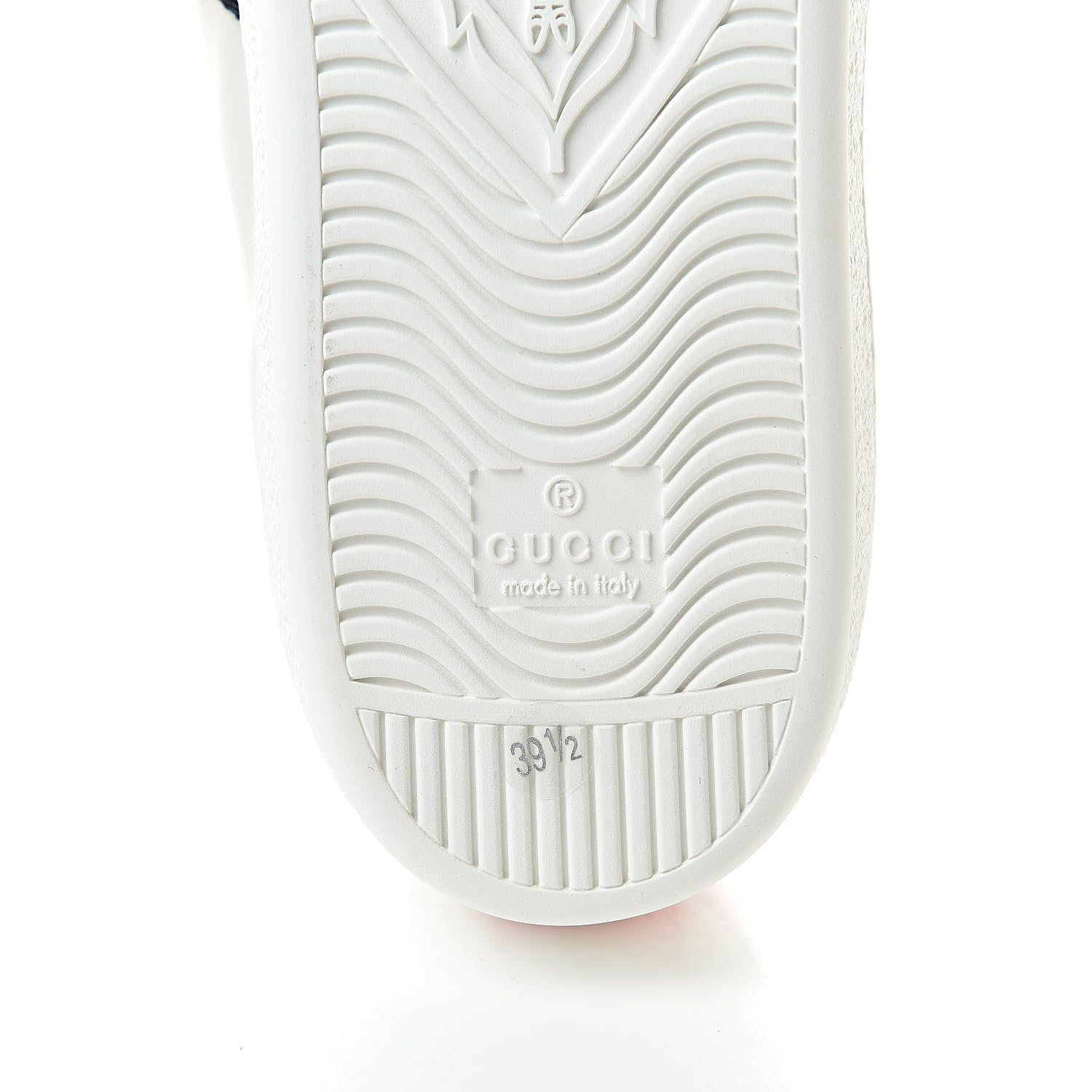Gucci Calfskin Ayers Web Womens Ace Bow Lace Sneakers 39.5 White 6 of 9