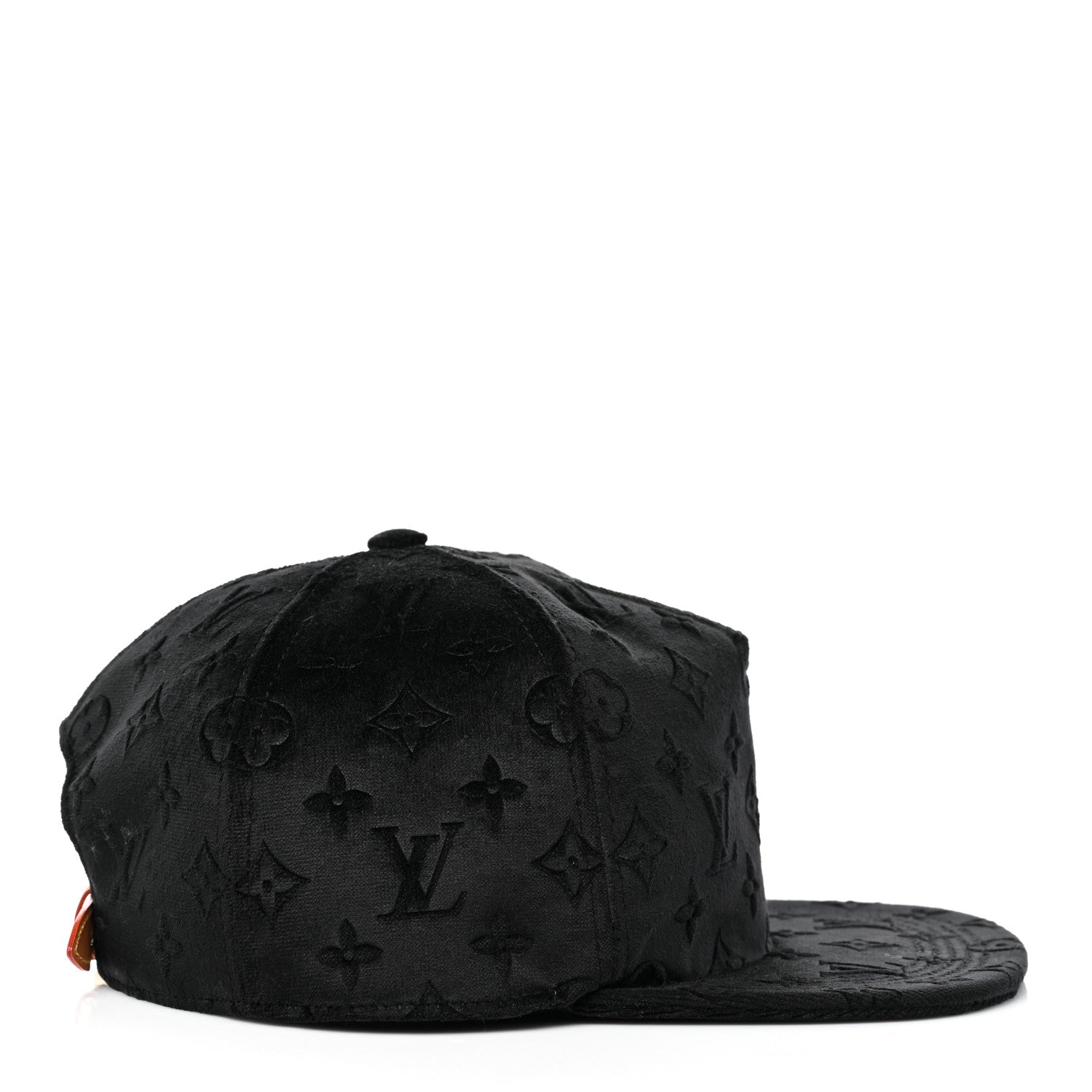 Louis Vuitton Jacquard Velvet Monogram Cap M Black 5 of 8