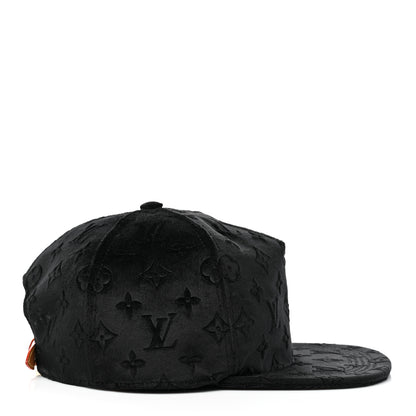 Louis Vuitton Jacquard Velvet Monogram Cap M Black 5 of 8
