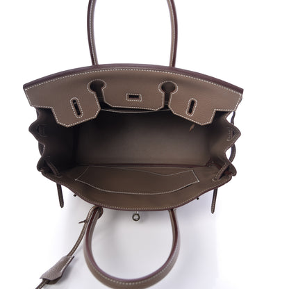 Hermes Togo Birkin 30 Etoupe 12 of 35