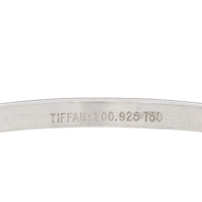 Tiffany Sterling Silver 18K Yellow Gold Double Loop Bangle Bracelet 3 of 6