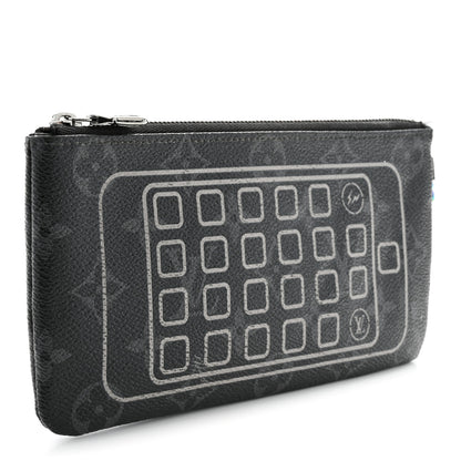 Louis Vuitton Monogram Eclipse Flash Fragment IPhone Pouch 3 of 7