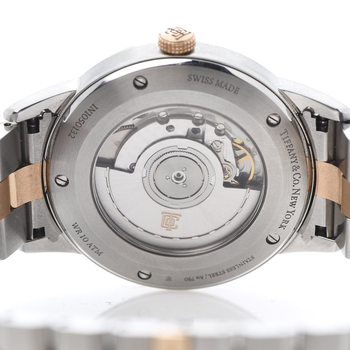 Stainless Steel 18K Rose Gold 40mm CT60 3-Hand Automatic Watch