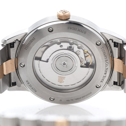 Tiffany Stainless Steel 18K Rose Gold 40mm CT60 3-Hand Automatic Watch 5 of 6