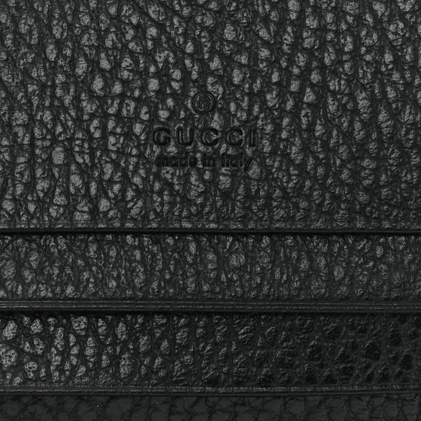 Dollar Calfskin Bosco Card Case Wallet Black