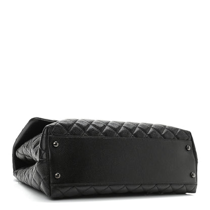 Chanel Caviar Quilted Medium Coco Handle Flap So Black 4 of 10