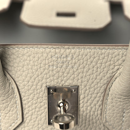Hermes Togo Birkin 25 Gris Perle 6 of 15
