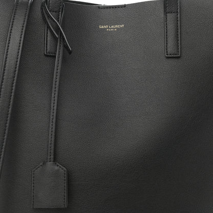 Saint Laurent Calfskin Toy Shopping Tote Black 8 of 10