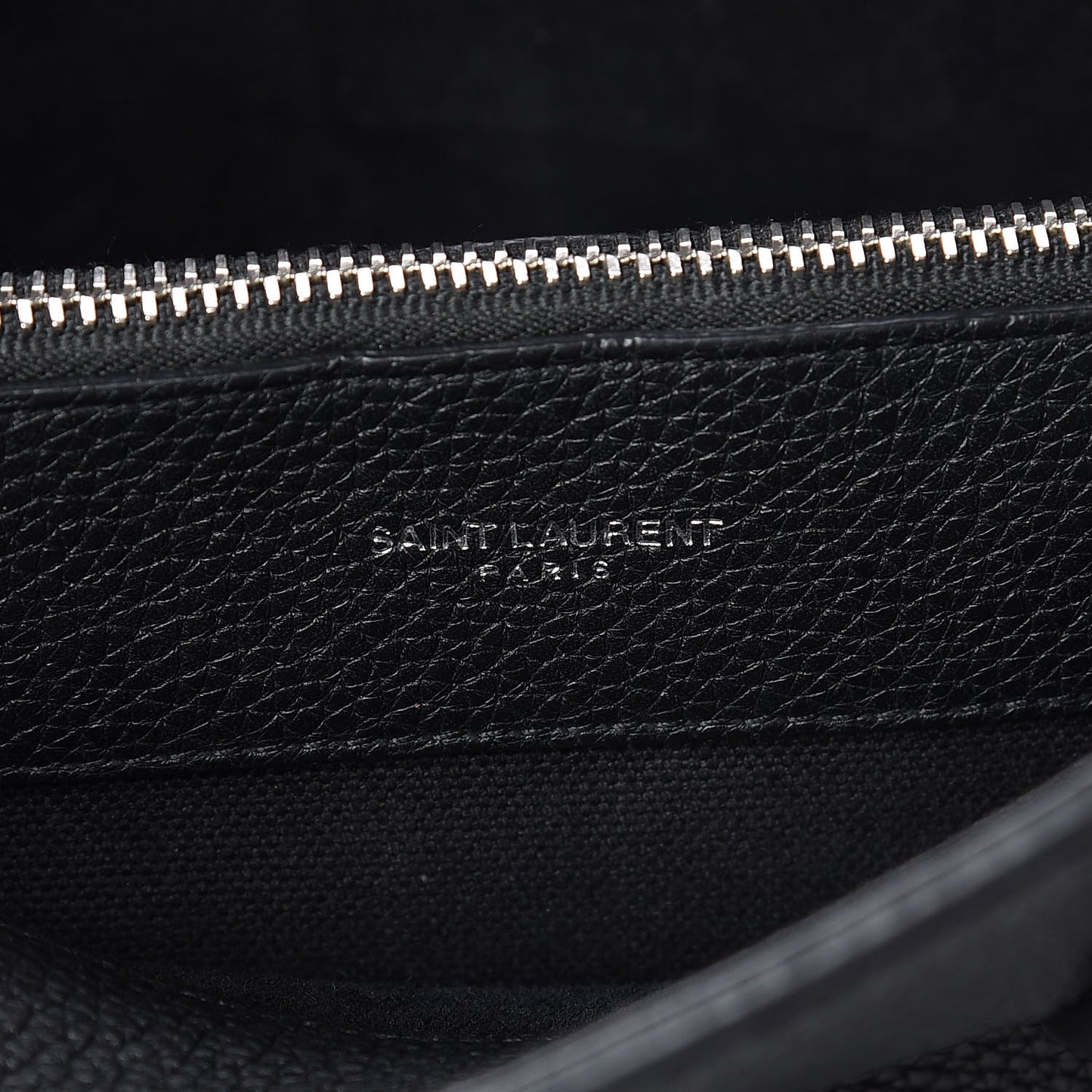 Grained Calfskin Baby Sac De Jour Souple Black