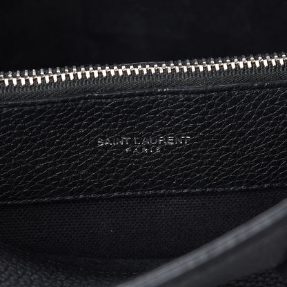 Saint Laurent Grained Calfskin Baby Sac De Jour Souple Black 7 of 18