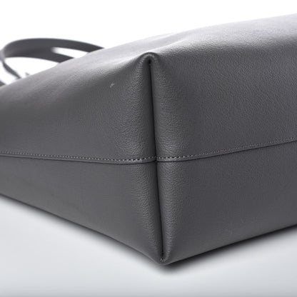 Saint Laurent Calfskin Large Shopping Tote Dark Grey 9 of 11