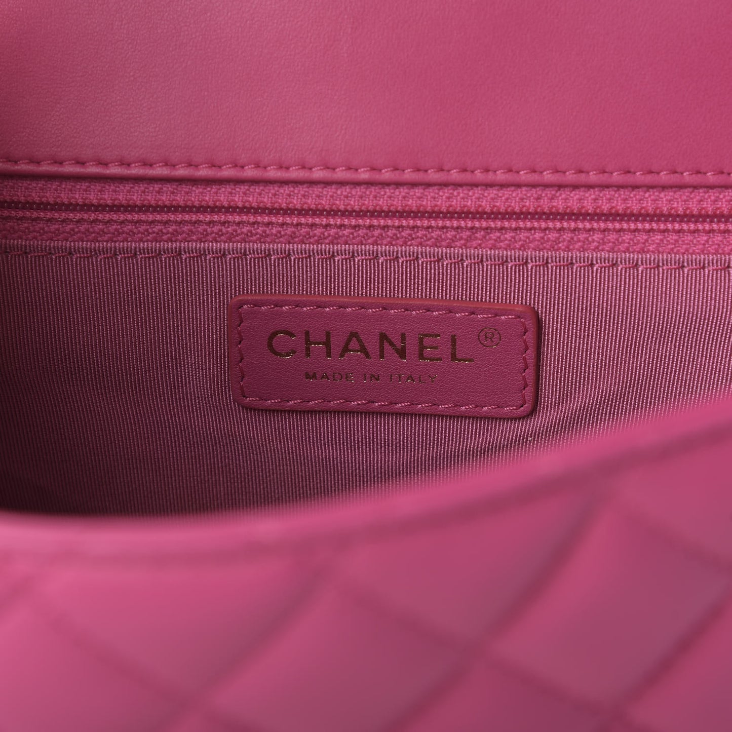 Lambskin Quilted Medium Mademoiselle Chic Flap Pink