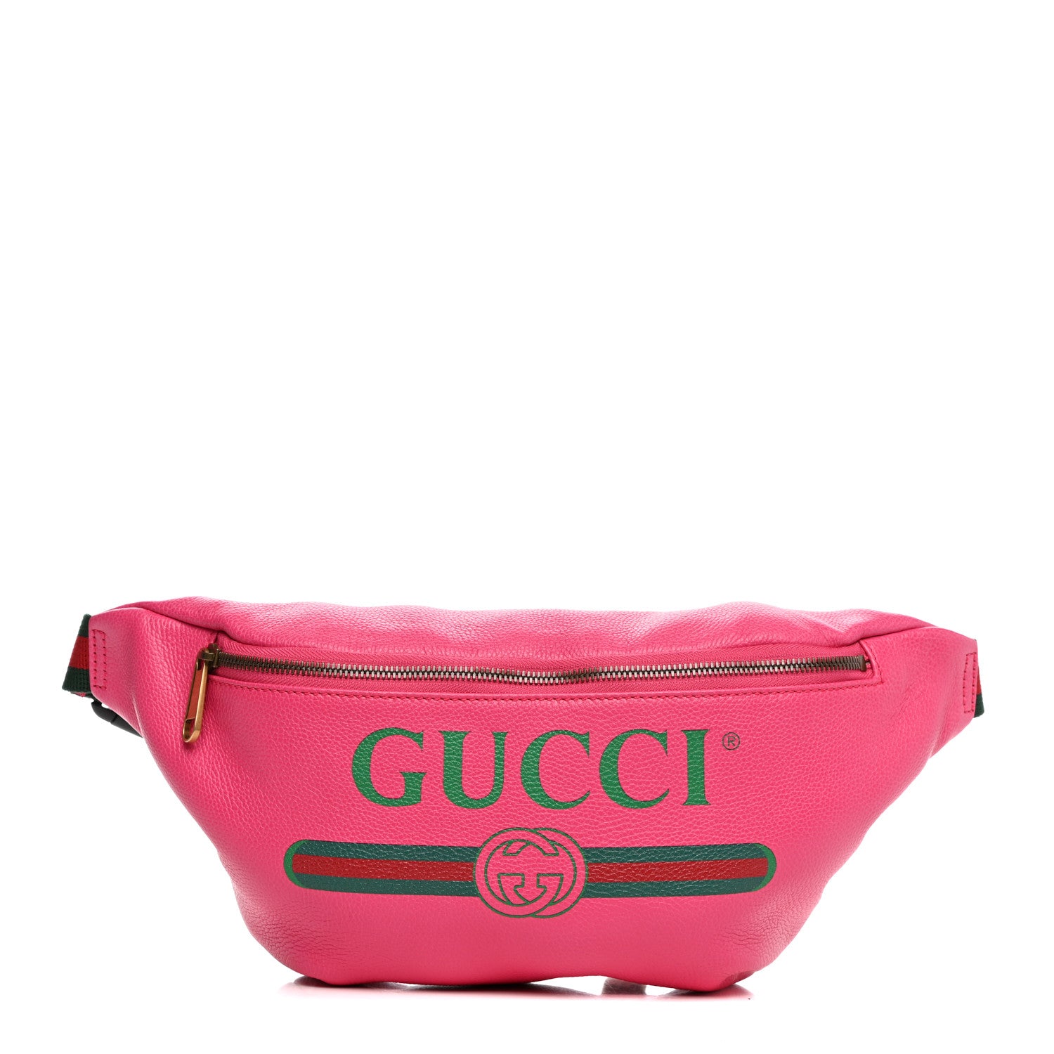 Gucci Grained Calfskin Logo Belt Bag Pink 1 of 10