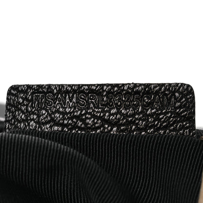 Burberry Grained Calfskin Pin Clutch Black 8 of 12
